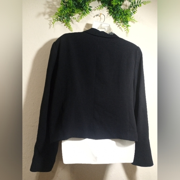 Vince Camuto Black Blazer Tailored Fit Professional Design - Picture 7 of 11